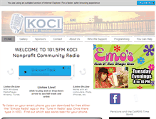 Tablet Screenshot of kociradio.com